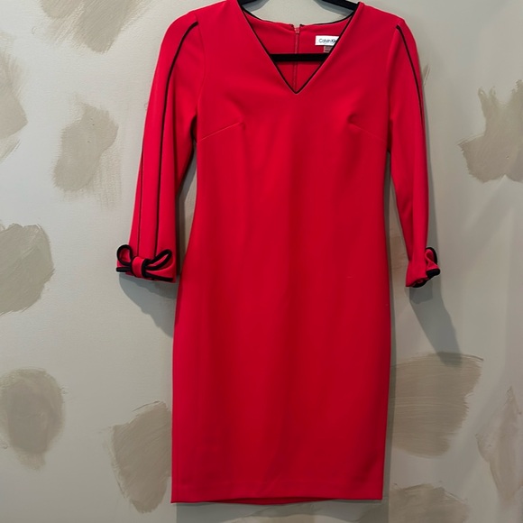 Calvin Klein Ruby Bow dress Sz 4p NWOT - Picture 3 of 9